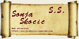 Sonja Skočić vizit kartica